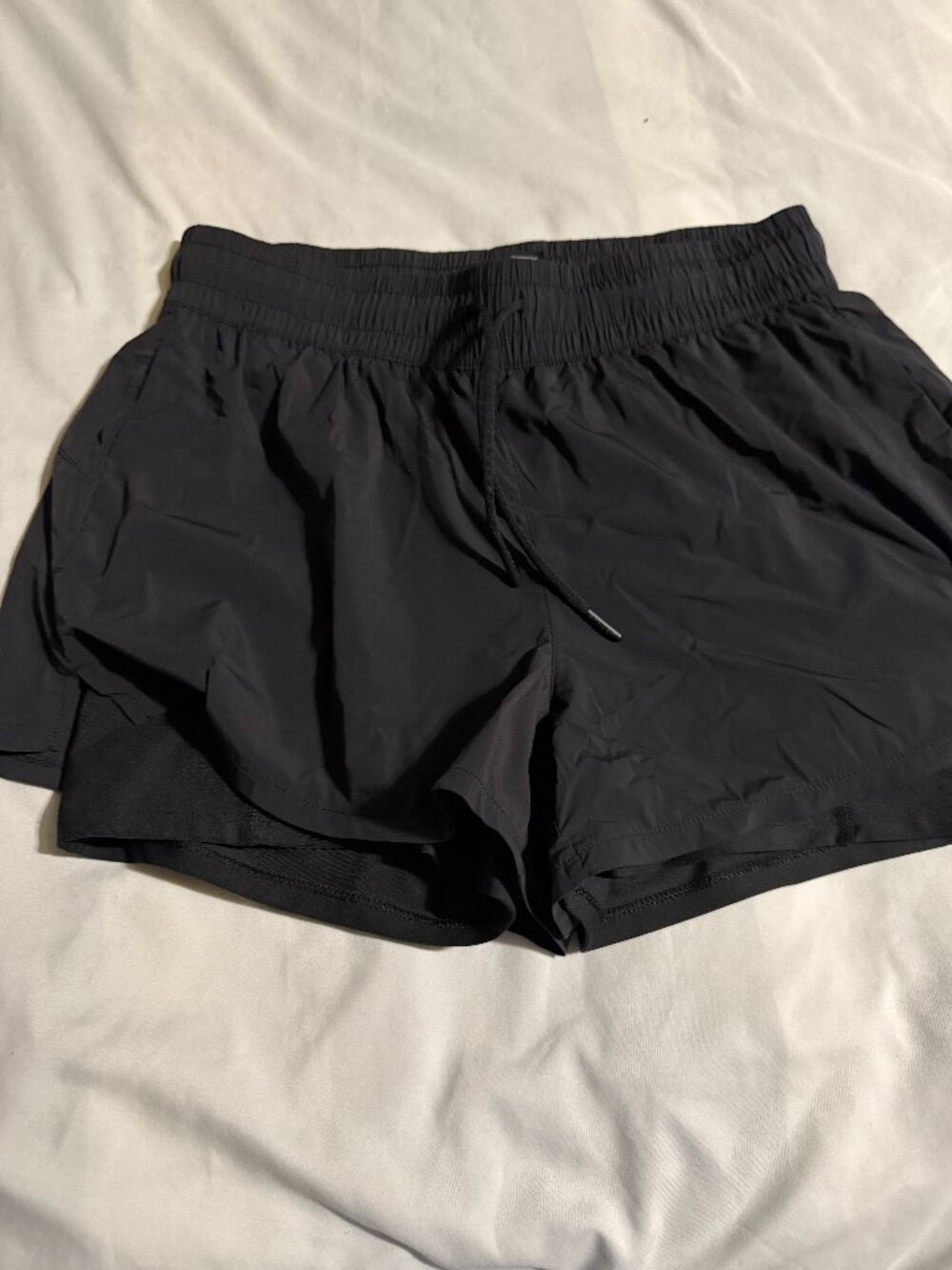 Spyder Black Active Women Running Shorts – Size Medium  (009)